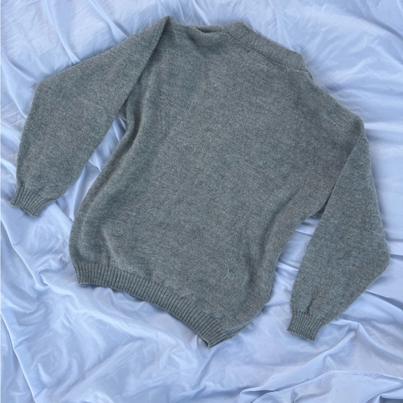 100% ALPACA WOOL HAND KNIT CARDIGAN - Picture 2 of 5